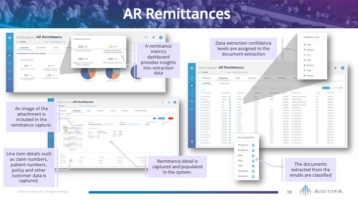 AR Remittances Screenshots